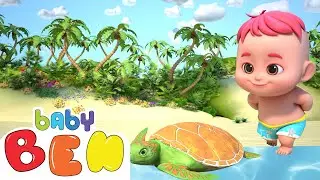 Sea Animal Song 🐋 | Ocean Animals | Ben Ben Nursery Rhymes & Kids Songs