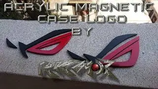 ASUS ROG ACRYLIC MAGNETIC LOGO by Rkmodz