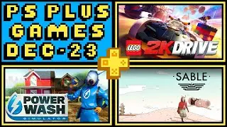 🕐 One MINUTE Of PS PLUS GAMES - December 2023