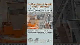 Vertical shaft sand making machine using counterattack + impact principle