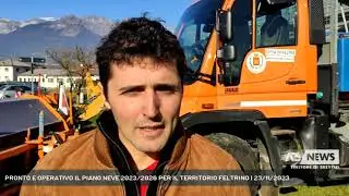 PRONTO E OPERATIVO IL PIANO NEVE 2023/2026 PER IL TERRITORIO FELTRINO | 23/11/2023