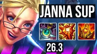 JANNA & Yunara vs NAUTILUS & Kai'Sa (SUP) | KR Master | 26.3