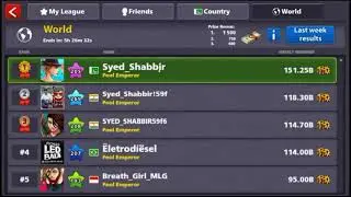 NEW 8 BALL POOL WORLD TOPPER IS (TOKA GANG)