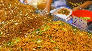 Top Street Food Market in Phuket, Thailand. Best Stalls at Naka Weekend Market