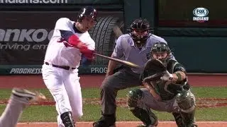 OAK@CLE: Cabrera hits his second home run of the game