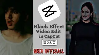 ||New Treading Black Effect video editing in CapCut App|| Tik Tok New Trean || Black Effect tutorial