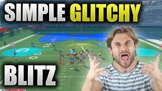 NEW GLITCHY BLITZ TO DOMINATE YOUR OPPONENTS | EASY MADDEN BLITZ | Madden 18 Defense Blitz Tips