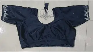 ✨ Live 34 inch katori blouse cutting – easy & perfect stitching tutorial ✂️🪡