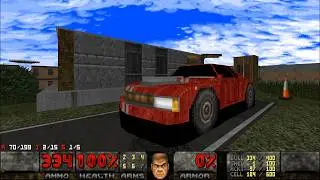 DOOM 2 In Rural Only megawad maps 1-4 playthrough w/ Nugget Doom source port 4K