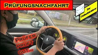 Fahrprüfung | Prüfer prüft gut | Nachfahrt mit Fahrschüler