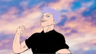 Gojo Regenerating His Arm by using Reverse cursed technique  @notL86 Gojo vs Sukuna #gojo #sukuna