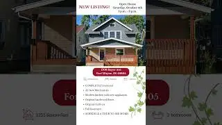 Just Listed!!! 1709 Bayer Ave, Fort Wayne, IN 46805