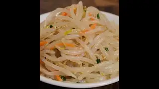 Mung bean sprouts side dish | Sukju-namul #Shorts