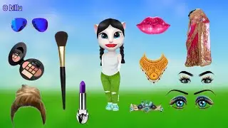 Talking Tom 😀| Billu dhulhan dress mekeup comedy funny New video &lrm;&lrm;