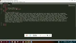 Belajar HTML untuk pemula