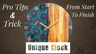 Learn How to Make a Luxurious Epoxy Resin Pine Cones Wall Clock