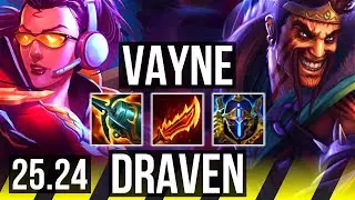 VAYNE & Nami vs DRAVEN & Neeko (ADC) | Perfect KDA: 22/0/7 | EUW Master | 25.24