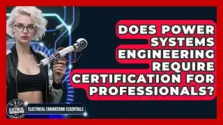 Does Power Systems Engineering Require Certification for Professionals?