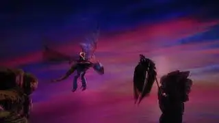 How to train your dragon story ride at Motiongate Dubai