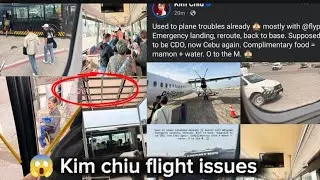 ✈️ KIM CHIU Shares SCARY Mid-Air Experience | Emergency Landing in Cebu!