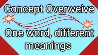One Turkish word having different meanings | Meanings & Examples
