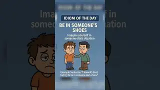Idiom of the Day - Be on Someone's Shoes 👟 with meaning.. #learningenglish #idiomoftheday #subscribe