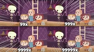 Super Simple Songs Spooky Skeleton Go Away Fastest Intro at 99999x Speed