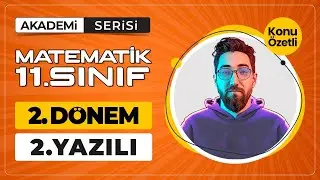 11.Sınıf 2.Dönem 2.Yazılı Soruları | Akademi Serisi | Konu Özetli | Ücretsiz PDF #matematikyazılı