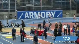 Men's 800m Invitational Section 2 - Dr. Sander Columbia Scorcher 2026 [Full Race Replay]