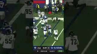 Saquon Barkley&rsquo;s final touchdown with the New York Giants in Week 18 of the 2023 season