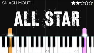 Smash Mouth - All Star | EASY Piano Tutorial