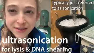 Ultrasonication (often just called 