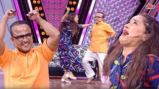 Samir आणि Shivali च्या अंगात आलं दयाबेनच वारं मंचावर उडाली धमाल - MHJ Hasyajatra - Lotpot Comedy