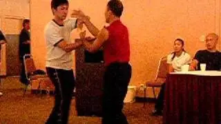 Sifu Liu Ming Fai shows Ho Kam Ming Wing Chun Chi Sau 2004