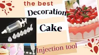 Dessert Decoration piping Injection| Product from Daraz| buy or not | Decoration tool for beginners|