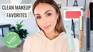 Full Face Using ONLY CLEAN MAKEUP Products | Annie Jaffrey