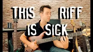 INSANE SLAP BASS RIFF /// Killer Percussive Pattern