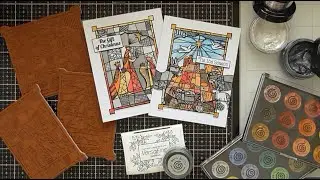 Designer Boutique Stained Glass Christmas Cards :D