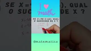 📚👩🏻&zwj;🏫📐 Vem resolver essa quest&atilde;o comigo! #dicasdematematica #matematica #maths  #matem&aacute;tica