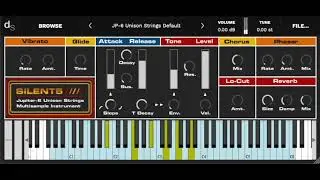 Decent Sampler Jupiter-6 Unison Strings Demo