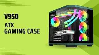 Acer V950 Black gadget ATX Gaming case without PSU