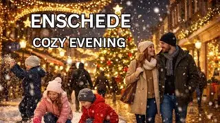 Enschede 🇳🇱 in Winter: Cozy Cafes & Festive Vibes | 4K Walking Tour