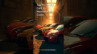 Top 10 Luxury Cars with the Highest Maintenance Costs