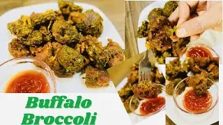Buffalo Broccoli | Baked Buffalo Broccoli bites |New recipe to use Broccoli | Buffalo Broccoli wings