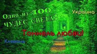 КЛЕВАНЬ - ТОННЕЛЬ ЛЮБВИ | Tunnel of LOVE in KLEVAN | Чудо света | SeoS Travel