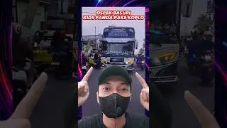 Viral‼️Nada Koplo Basuri Kids Panda Tunggal Jaya 😎 #telolet #basuri #busmania