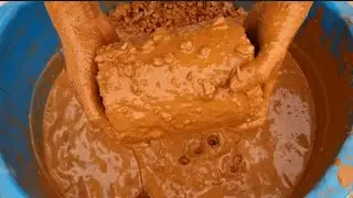 New Video: Fresh Stoney Red Dirt Crumbling in Water 💦 Sleepaid Satisfying ASMR #satisfying