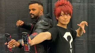 Red Go-Onger & Red RPM Rangers Morph At Power Morphicon 2024 #powerrangers #supersentai