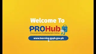 #ProHub: Procurement Professionals Online Hub:Introduction Video