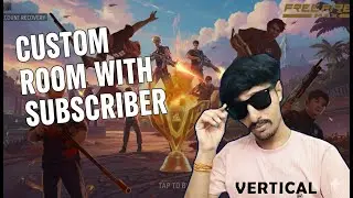 🔴FREE FIRE MAX | COSTOMS | RANK PUSH | #shortfeed #verticallive #shorts